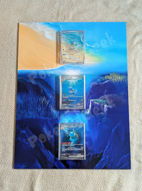 Squirtle, Wartortle, Blastoise 151 Multidesign