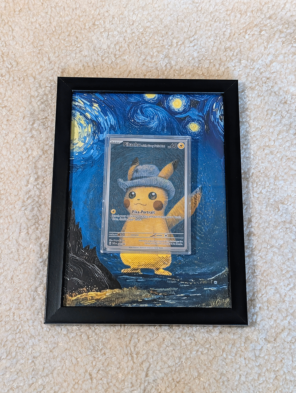 Pikachu Grey Felt hat Promo nieuw