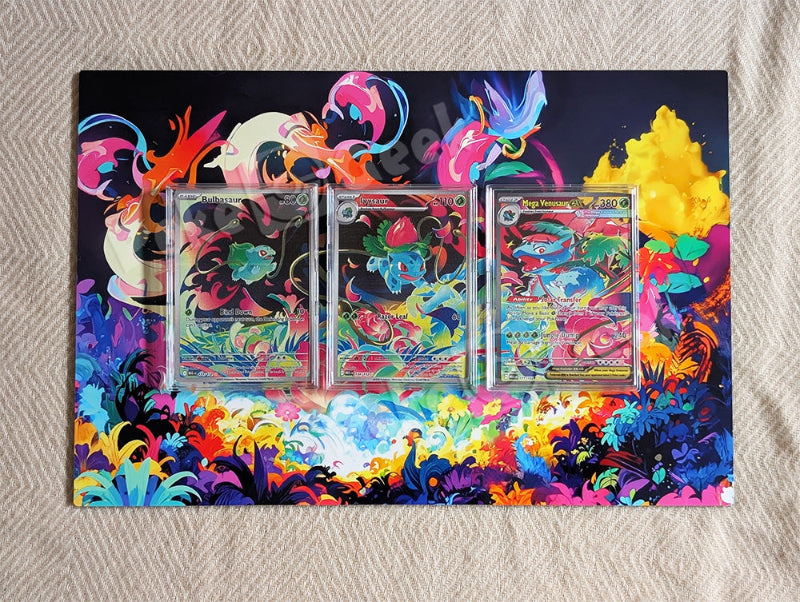 Bulbasaur, Ivysaur, Venusaur Mega Evolutions Multidesign
